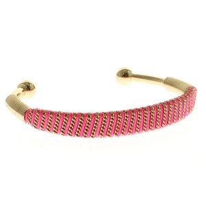 Express Cuff-Bracelet Pink/Gold-Tone NWOT